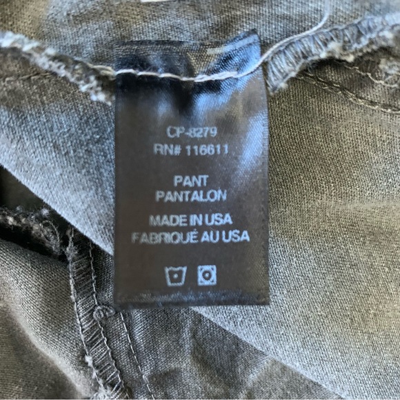 Amadi Anthropologie High Rise Straight Leg Utility Lindy Pants In Carbon S NWT! - Picture 14 of 15